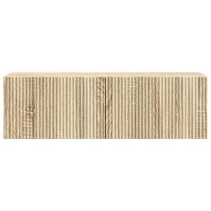 Nástěnná TV skříň Dub sonoma 98 x 31 x 30 cm Kompozitní dřevo - obrázek 6