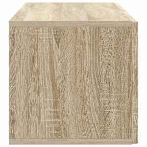 Nástěnná TV skříň Dub sonoma 98 x 31 x 30 cm Kompozitní dřevo - obrázek 7