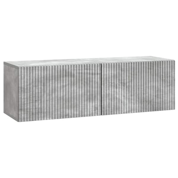 vidaXL Rippuv TV kapp 98 x 31 x 30 cm Betoonhall Tehispuit