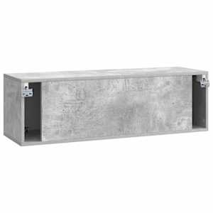 Nástěnná TV skříň Nástěnný Betonově šedá 98 x 31 x 30 cm - obrázek 8