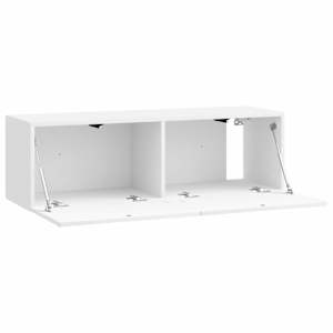 Nástěnná TV skříň Bílá s vysokým leskem 98 x 31 x 30 cm - obrázek 5
