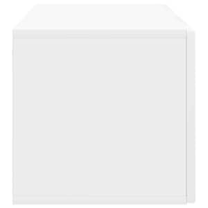 Nástěnná TV skříň Bílá s vysokým leskem 98 x 31 x 30 cm - obrázek 7