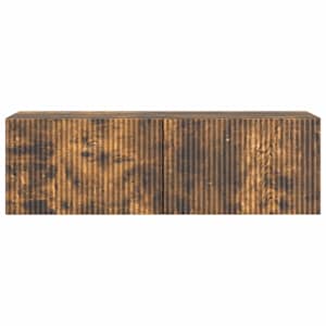 Nástěnná TV skříň Kouřový dub 98 x 31 x 30 cm Kompozitní dřevo - obrázek 6