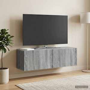 Nástěnná TV skříň Šedá sonoma 98 x 31 x 30 cm Kompozitní dřevo - obrázek 1