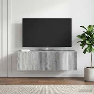 Nástěnná TV skříň Šedá sonoma 98 x 31 x 30 cm Kompozitní dřevo - obrázek 4
