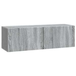 Nástěnná TV skříň Šedá sonoma 98 x 31 x 30 cm Kompozitní dřevo - obrázek 2