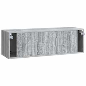 Nástěnná TV skříň Šedá sonoma 98 x 31 x 30 cm Kompozitní dřevo - obrázek 8
