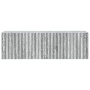 Nástěnná TV skříň Šedá sonoma 98 x 31 x 30 cm Kompozitní dřevo - obrázek 6
