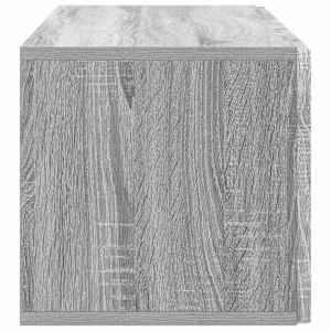 Nástěnná TV skříň Šedá sonoma 98 x 31 x 30 cm Kompozitní dřevo - obrázek 7