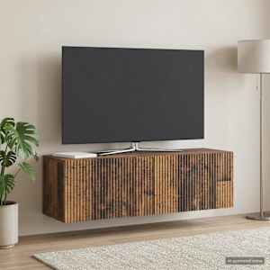 Nástěnná TV skříň Staré dřevo 98 x 31 x 30 cm Kompozitní dřevo - obrázek 1