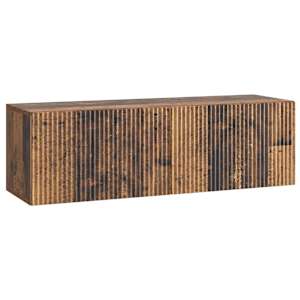 Nástěnná TV skříň Staré dřevo 98 x 31 x 30 cm Kompozitní dřevo - obrázek 2