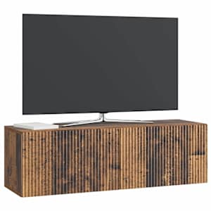 Nástěnná TV skříň Staré dřevo 98 x 31 x 30 cm Kompozitní dřevo - obrázek 3