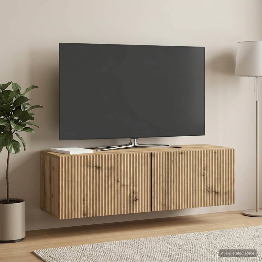 Seinälle asennettava TV-kaappi Artisaanitammi 98 x 31 x 30 cm