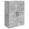 vidaXL Seinale kinnitatav kapp Betoonhall 66 x 34,5 x 90 cm Tehispuit