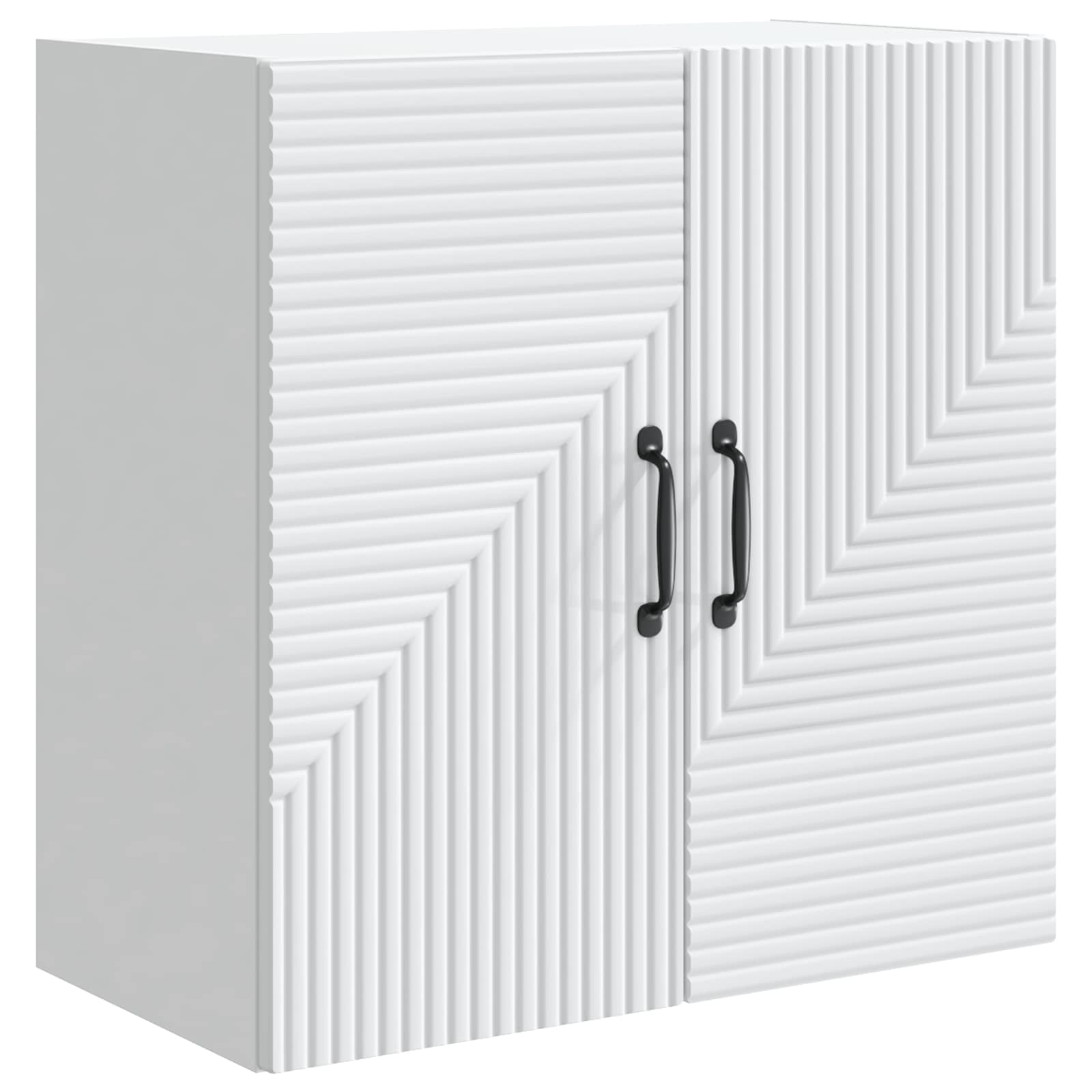 vidaXL Dulap montat pe perete Alb 59 x 31 x 60 cm Lemn prelucrat