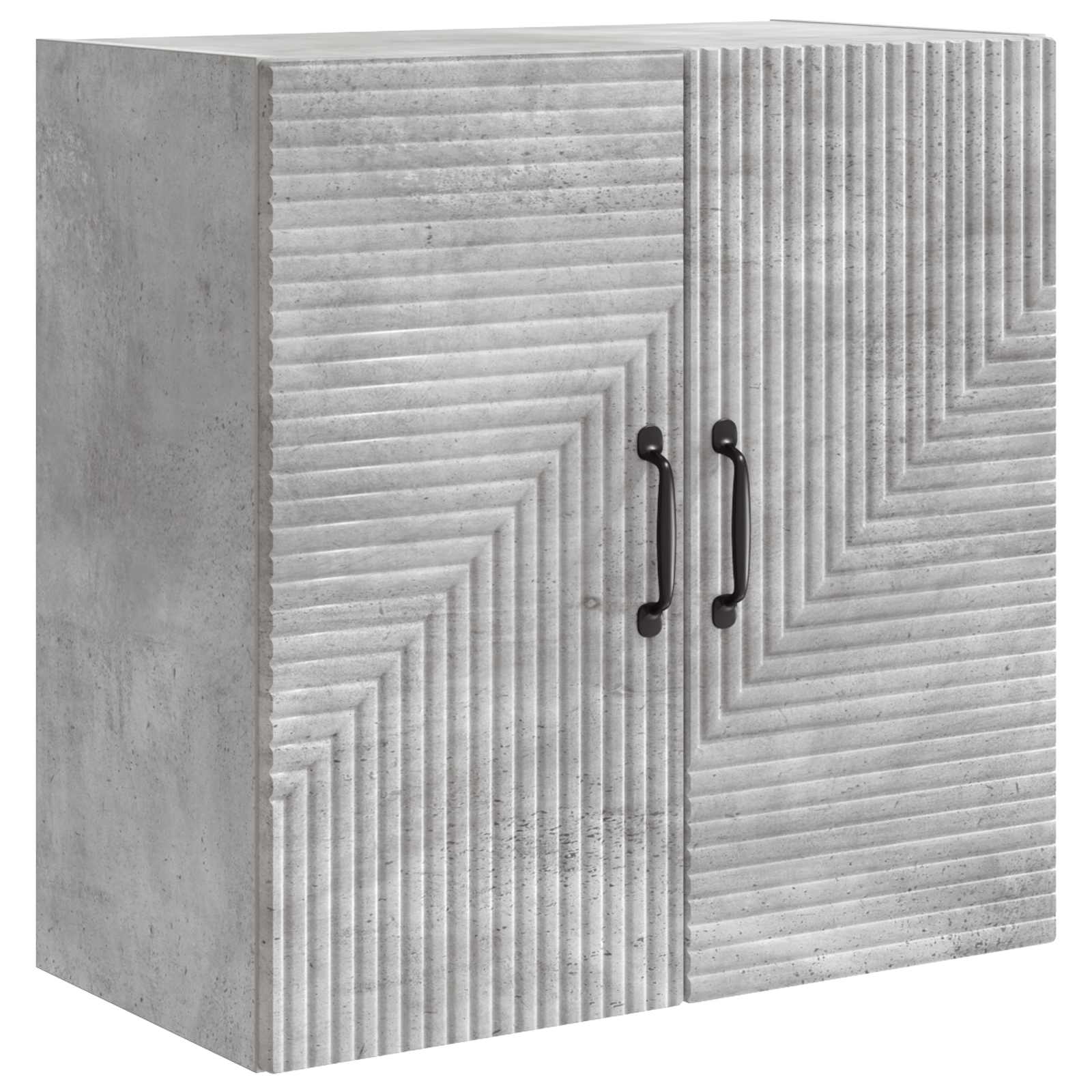 vidaXL Dulap montat pe perete Gri Beton 59 x 31 x 60 cm Lemn prelucrat
