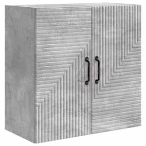 Omara za steno Betonsko siva 59 x 31 x 60 cm Inženirski les