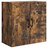 vidaXL Seinale kinnitatav kapp Suitsutatud tamm 59 x 31 x 60 cm