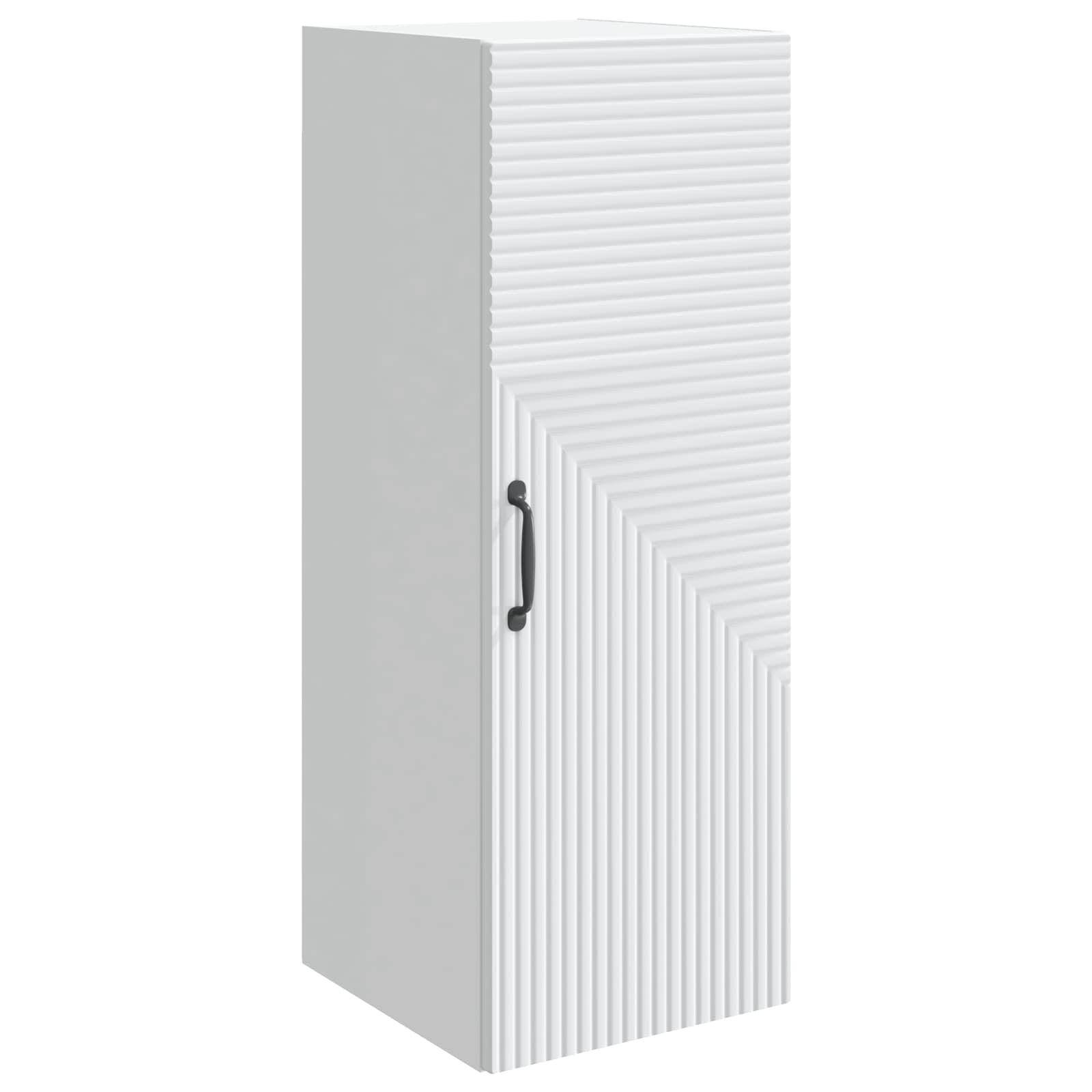 vidaXL Dulap montat pe perete Alb 33 x 34,5 x 90 cm Lemn prelucrat