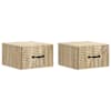 vidaXL Seinale kinnitatav &ouml;&ouml;tis 2 tk Sonoma tamm 34,5 x 33 x 20 cm
