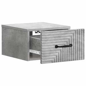 Nástěnný noční stolek 2 pcs Betonově šedá 34,5 x 33 x 20 cm - obrázek 6