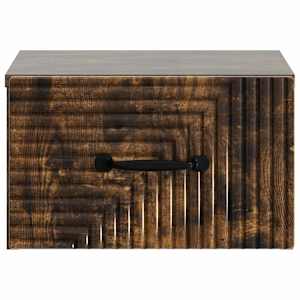 Nástěnný noční stolek 2 pcs Kouřový dub 34,5 x 33 x 20 cm - obrázek 7