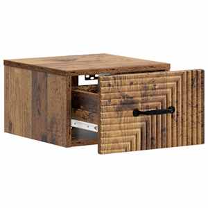 Nástěnný noční stolek 2 pcs Staré dřevo 34,5 x 33 x 20 cm - obrázek 6
