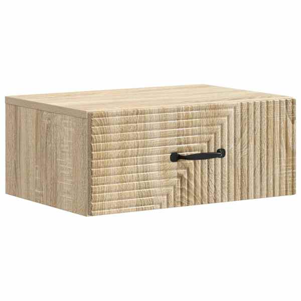 vidaXL Seinale kinnitatav &ouml;&ouml;tis Sonoma tamm 49 x 34,5 x 20 cm