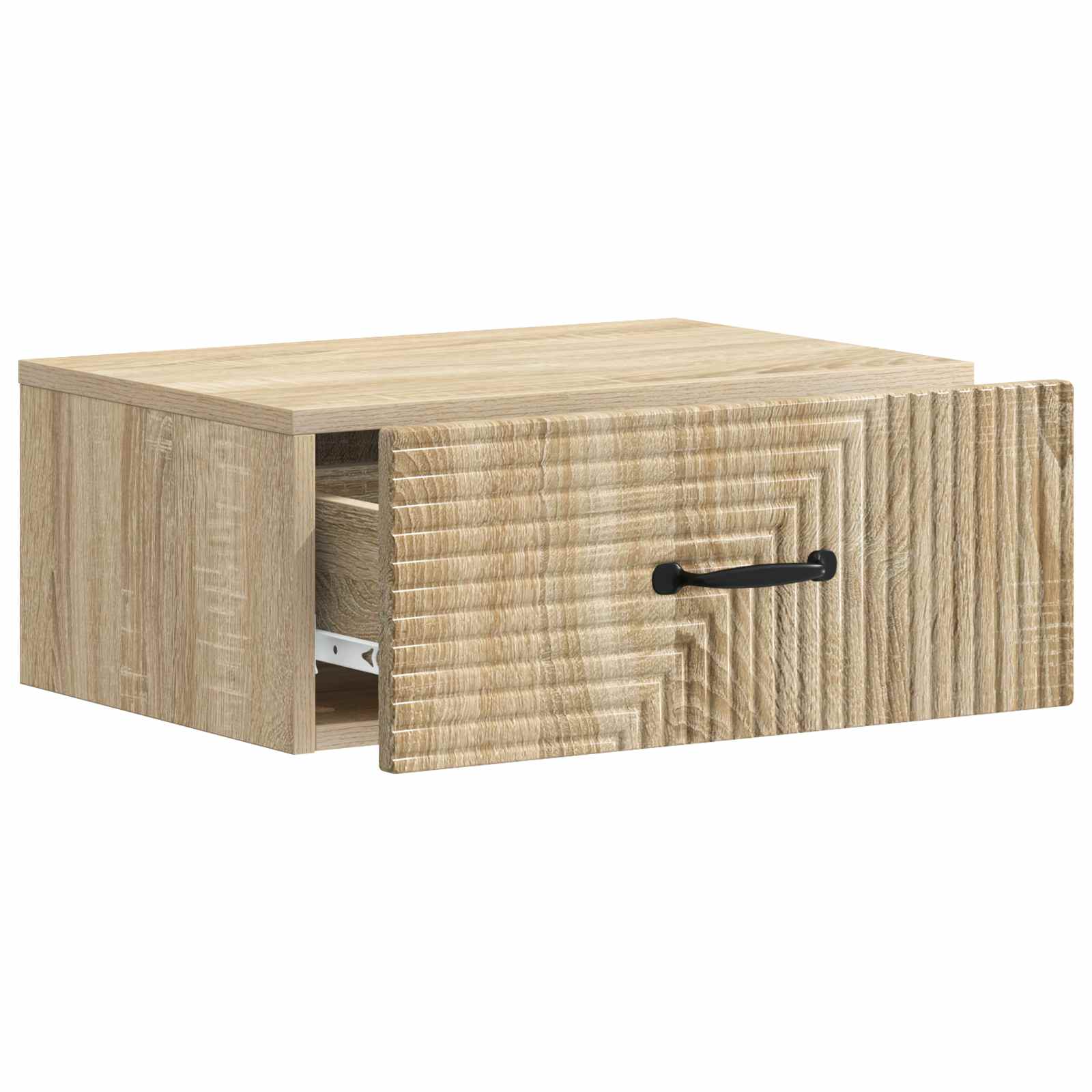 Stenski nočni omarici s predalom Sonoma hrast 49 x 34,5 x 20 cm - slika 3