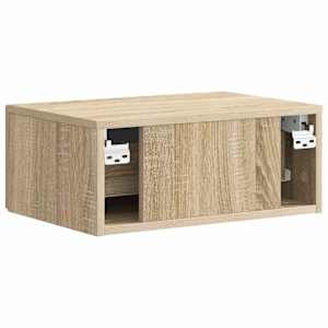 Nástěnný noční stolek 2 pcs Dub sonoma 49 x 34,5 x 20 cm - obrázek 9