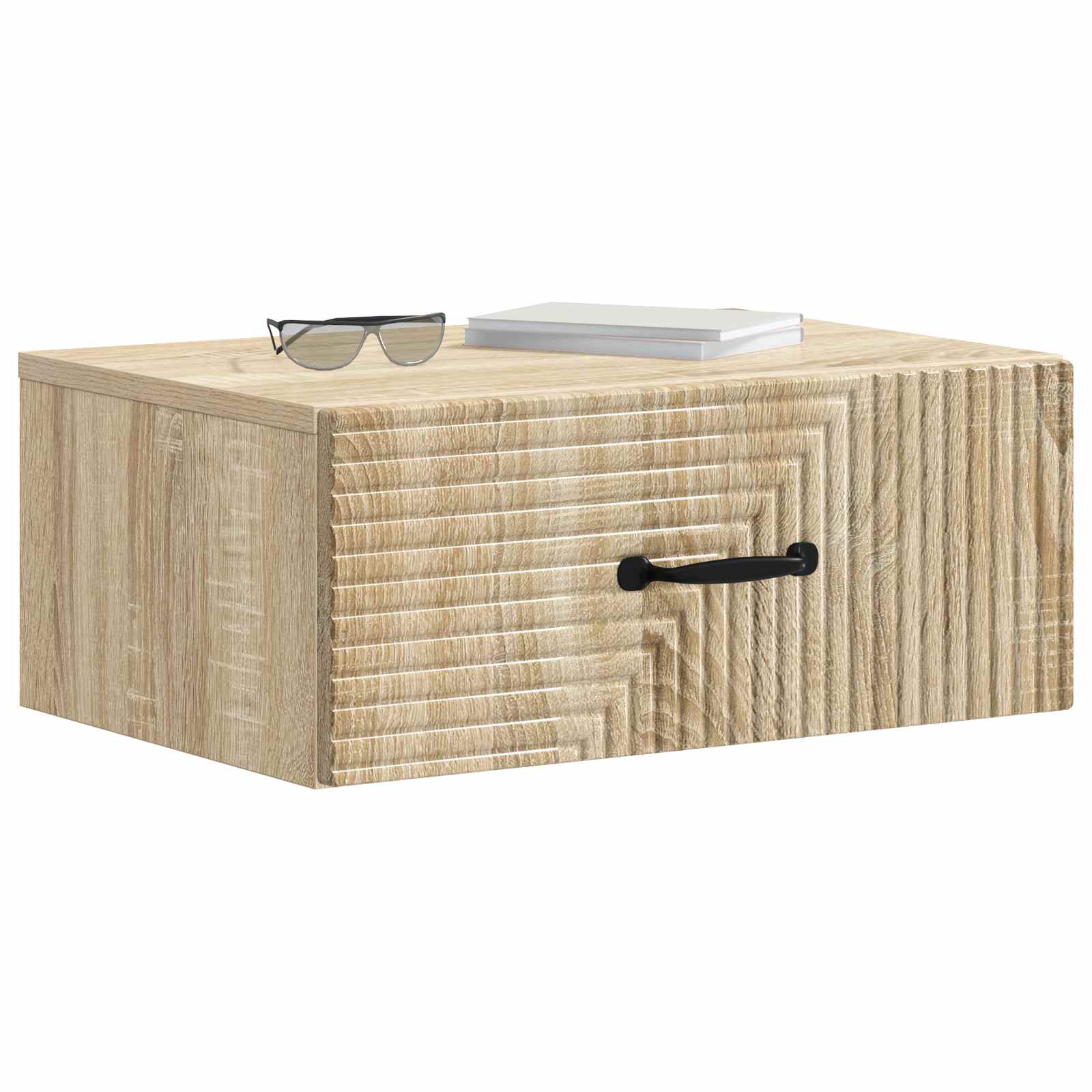 Stenski nočni omarici 2 pcs Sonoma hrast 49 x 34,5 x 20 cm - slika 2