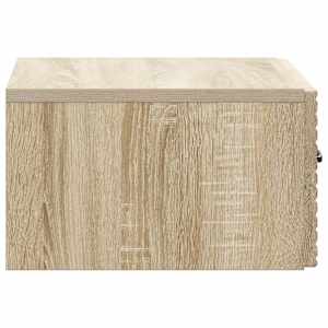 Nástěnný noční stolek 2 pcs Dub sonoma 49 x 34,5 x 20 cm - obrázek 8