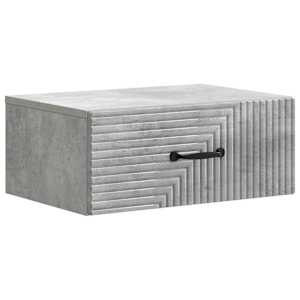Nástěnný noční stolek 2 pcs Betonově šedá 49 x 34,5 x 20 cm - obrázek 5