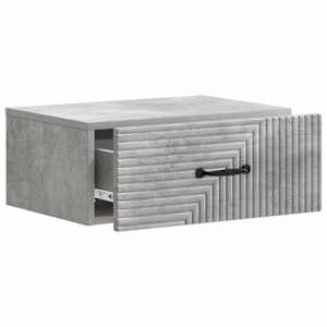 Nástěnný noční stolek 2 pcs Betonově šedá 49 x 34,5 x 20 cm - obrázek 6