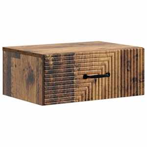 Nástěnný noční stolek 2 pcs Staré dřevo 49 x 34,5 x 20 cm - obrázek 5