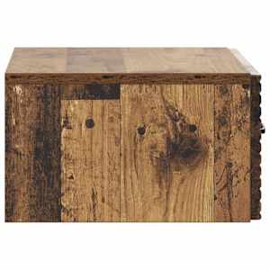 Nástěnný noční stolek 2 pcs Staré dřevo 49 x 34,5 x 20 cm - obrázek 8