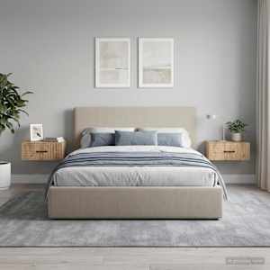 Stenski nočni omarici 2 kos Artisan hrast 49 x 34,5 x 20 cm