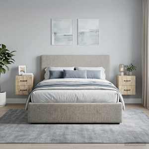 Stenski nočni omarici 2 kos Sonoma hrast 34,5 x 33 x 40 cm