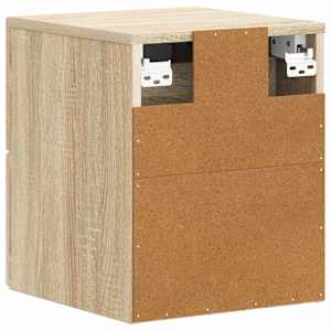 Nástěnný noční stolek 2 pcs Dub sonoma 34,5 x 33 x 40 cm - obrázek 9