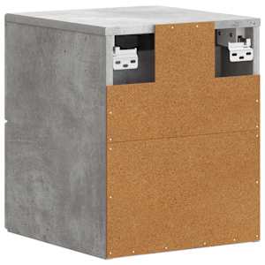 Nástěnný noční stolek 2 pcs Betonově šedá 34,5 x 33 x 40 cm - obrázek 9