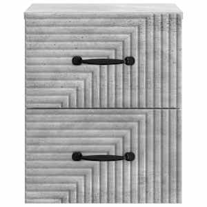 Nástěnný noční stolek 2 pcs Betonově šedá 34,5 x 33 x 40 cm - obrázek 7
