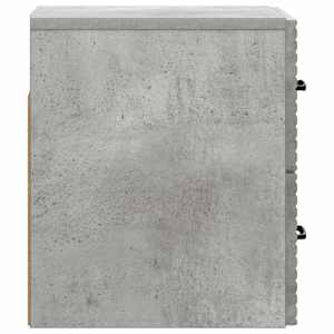 Nástěnný noční stolek 2 pcs Betonově šedá 34,5 x 33 x 40 cm - obrázek 8