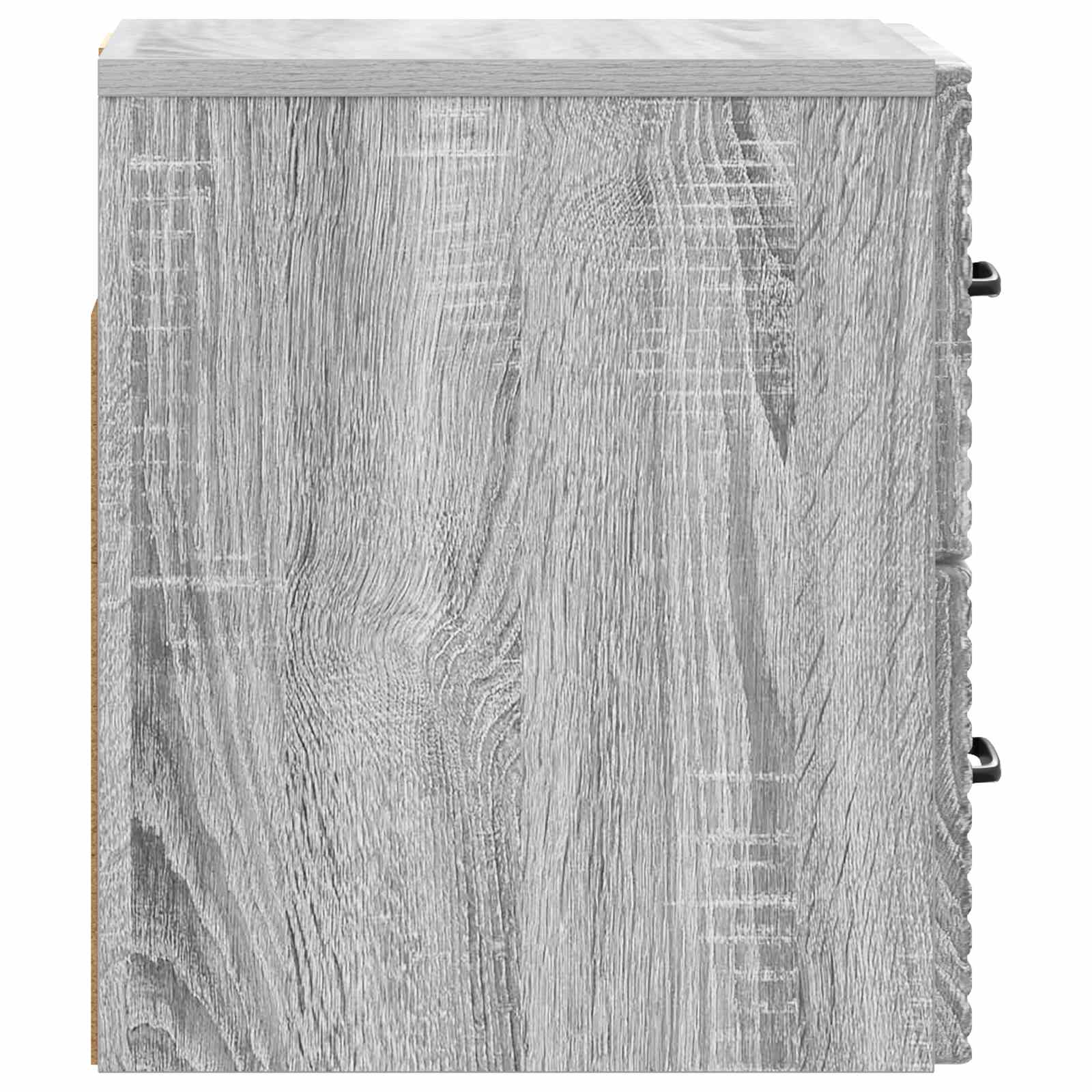 Stenski nočni omarici 2 pcs Siva Sonoma 34,5 x 33 x 40 cm - slika 6