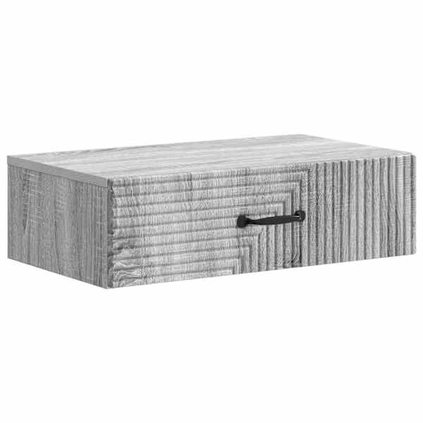 vidaXL Seinale kinnitatav k&uuml;lglaud 59 x 34,5 x 17 cm Tehispuit