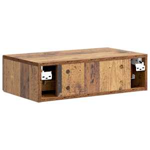 Nástěnný boční stůl Staré dřevo 59 x 34,5 x 17 cm - obrázek 7
