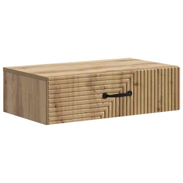vidaXL Seinale kinnitatav k&uuml;lglaud 59 x 34,5 x 17 cm Tehispuit