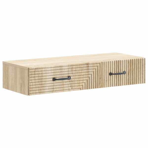 vidaXL Seinale kinnitatav k&uuml;lglaud 87,5 x 34,5 x 17 cm Tehispuit