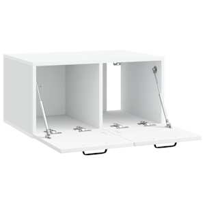 Nástěnná TV skříň Bílá 59,5 x 41 x 30 cm Kompozitní dřevo - obrázek 5