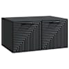 vidaXL Rippuv TV kapp Must 59,5 x 41 x 30 cm Tehispuit