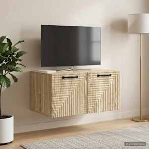 Nástěnná TV skříň Dub sonoma 59,5 x 41 x 30 cm Kompozitní dřevo - obrázek 4